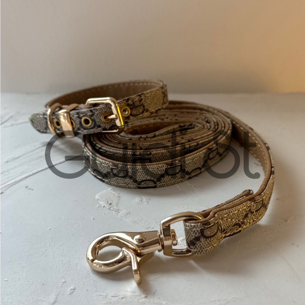 Designer Patterned Dog Leash Sizes S&M